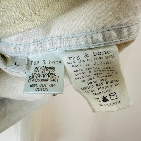 Rag & Bone Denim Jacket bleached wash - Picture 5 of 6